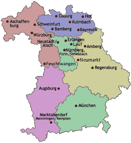 Adressen aller Gemeinde-Teile | EGG Bayern